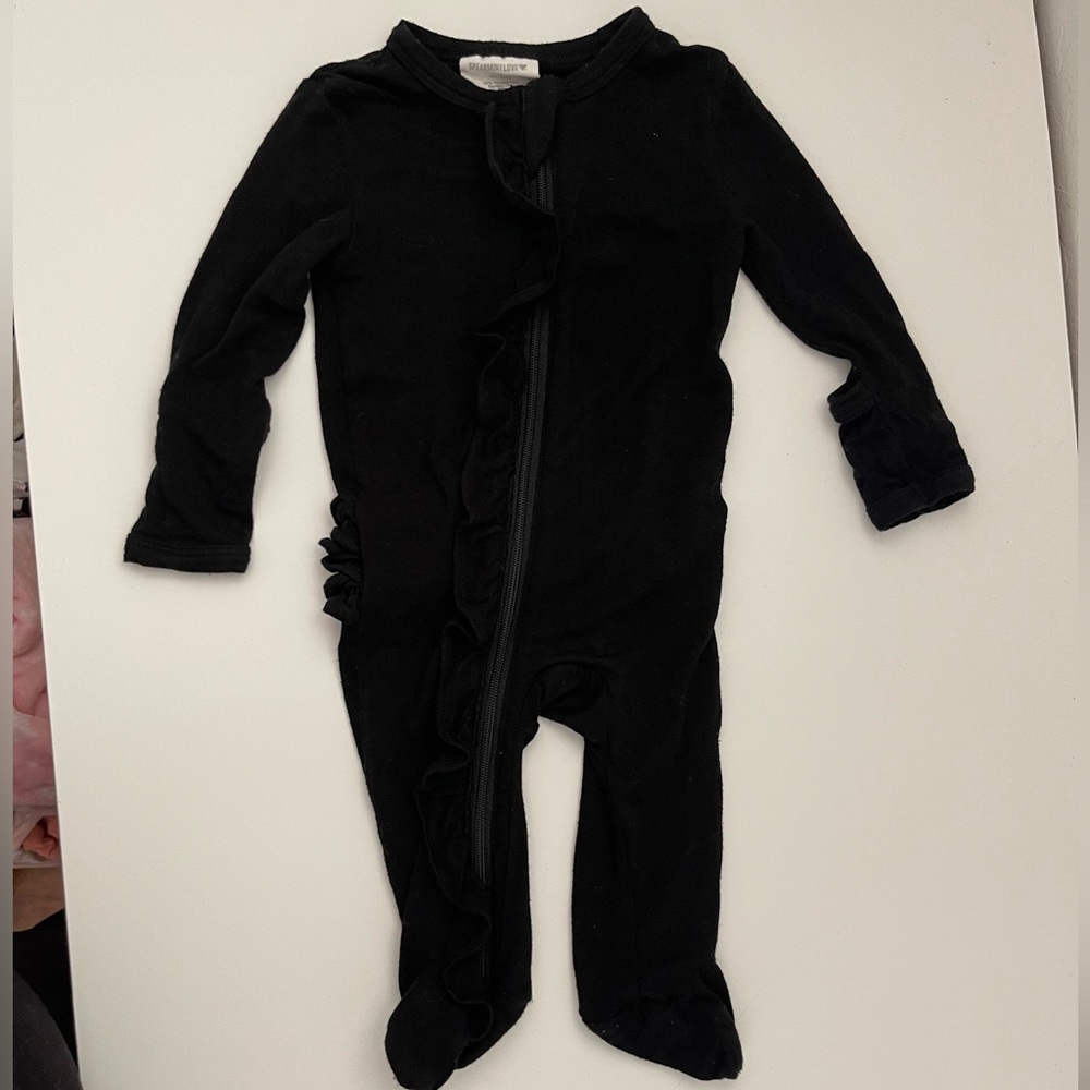 Spearmint bamboo onesie
